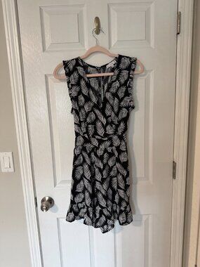 Black and White L Love Romper, Size L